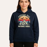 Protect Our National Parks Retro Nature Conservation Hoodie