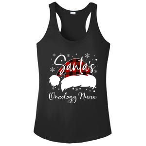 Pediatric Oncology Nurse Elf Oncology Nurse Santas Favorite Gift Ladies PosiCharge Competitor Racerback Tank