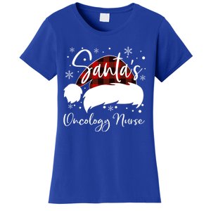 Pediatric Oncology Nurse Elf Oncology Nurse Santas Favorite Gift Women's T-Shirt