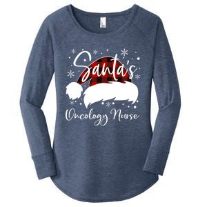 Pediatric Oncology Nurse Elf Oncology Nurse Santas Favorite Gift Women's Perfect Tri Tunic Long Sleeve Shirt