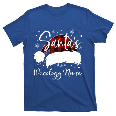 Pediatric Oncology Nurse Elf Oncology Nurse Santas Favorite Funny Gift T-Shirt