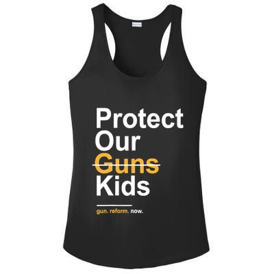 Protect Our Not Guns Gun Control Now End Gun Violence Ladies PosiCharge Competitor Racerback Tank
