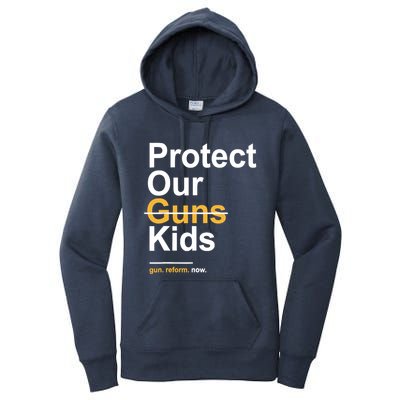 Protect Our Not Guns Gun Control Now End Gun Violence Women's Pullover Hoodie