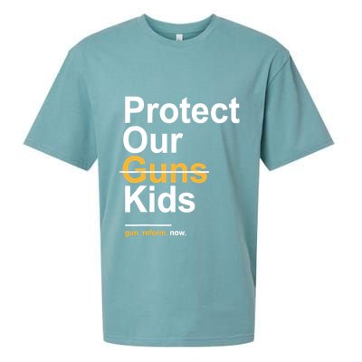 Protect Our Not Guns Gun Control Now End Gun Violence Sueded Cloud Jersey T-Shirt