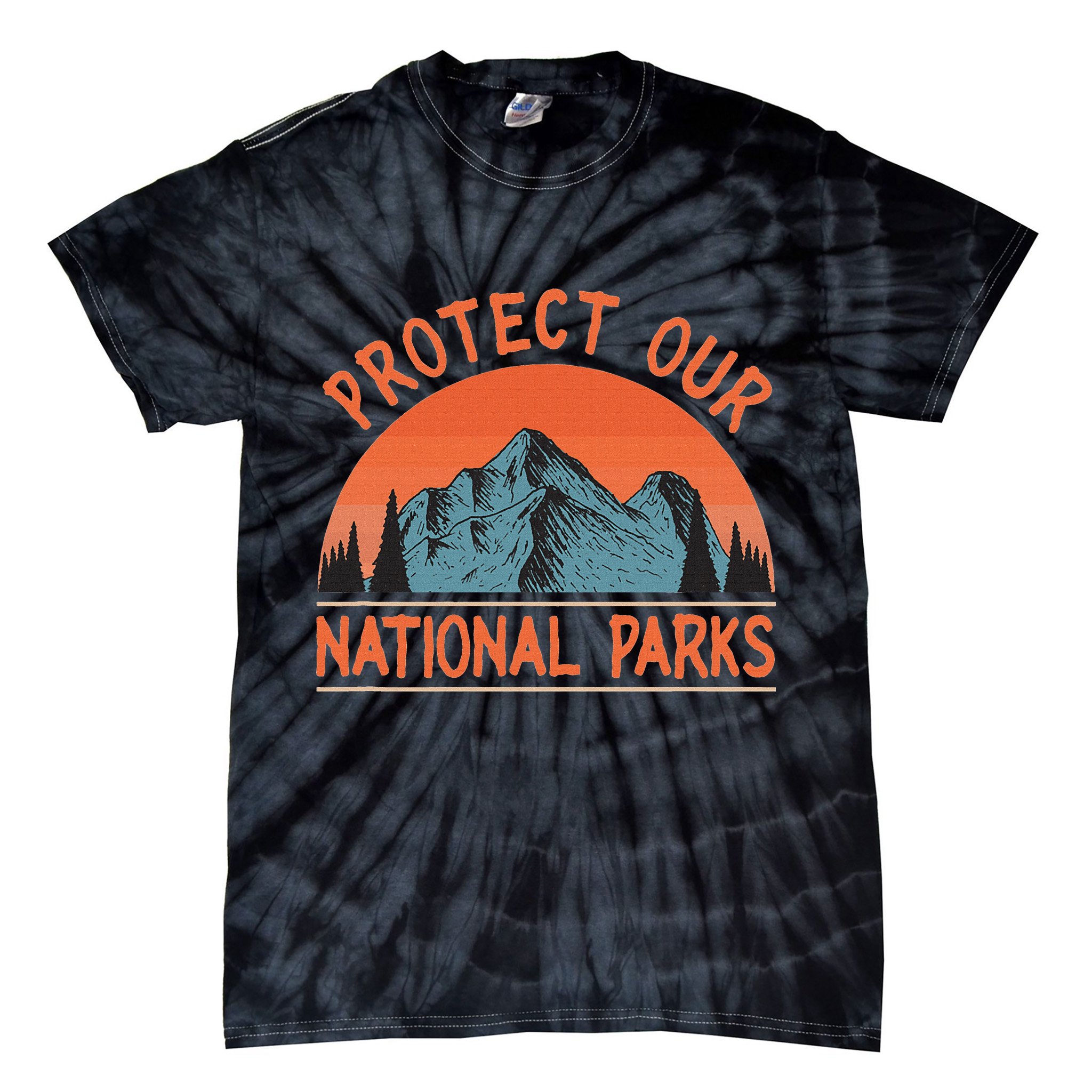 Protect Our National Parks Us Alt Resist Tie-Dye T-Shirt