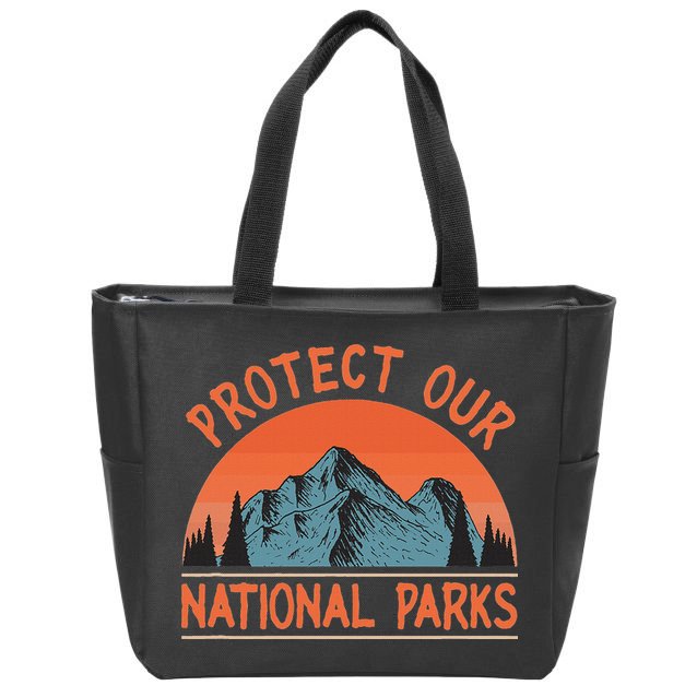 Protect Our National Parks Us Alt Resist Zip Tote Bag