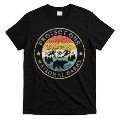 Protect Our National Parks Retro Hiking T-Shirt