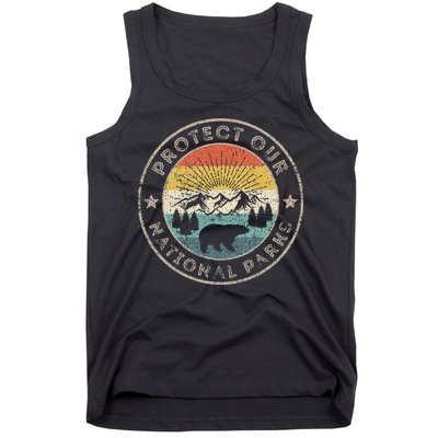 Protect Our National Parks Retro Hiking Tank Top