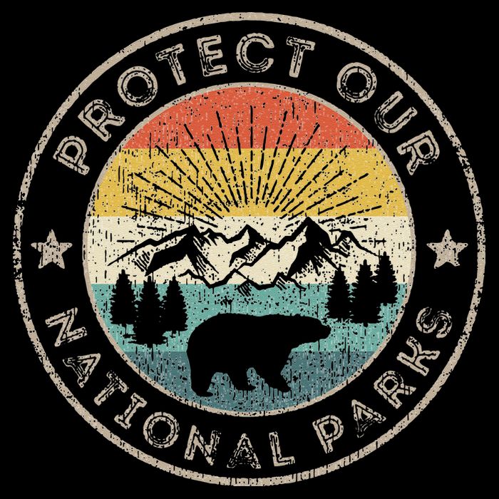 Protect Our National Parks Retro Hiking Visor