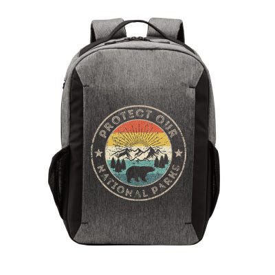 Protect Our National Parks Retro Hiking Vector Backpack