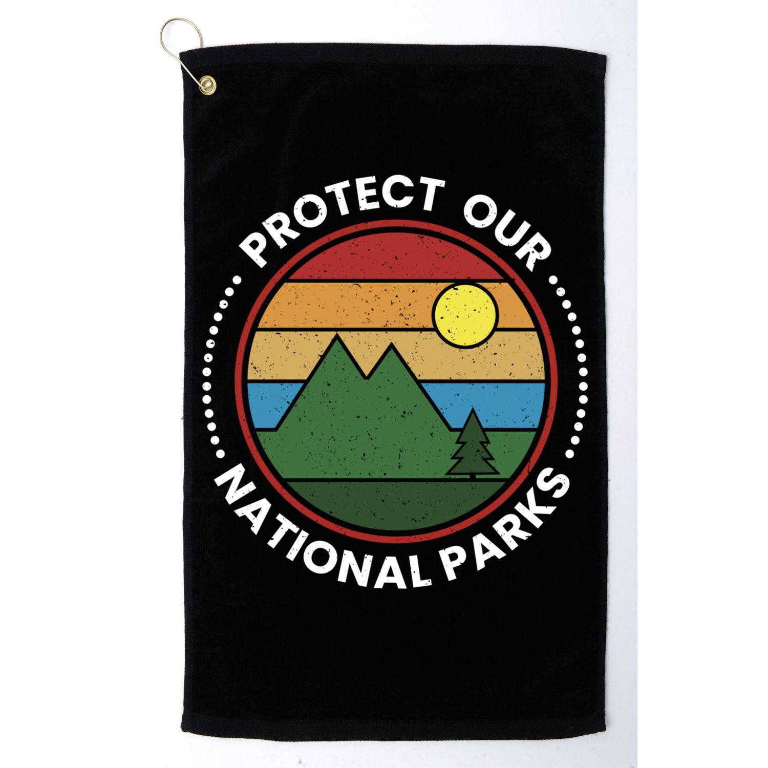 Protect Our National Parks Gift Nature Lover National Parks Gift Golf Towel
