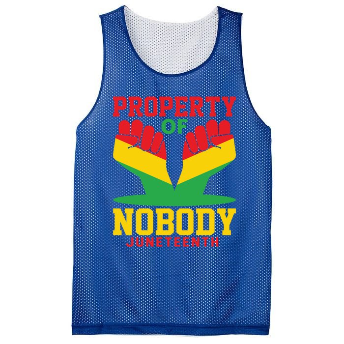 Property Of Nobody Junenth Black History Junenth Gift Mesh Reversible Basketball Jersey Tank