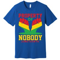 Property Of Nobody Junenth Black History Junenth Gift Premium T-Shirt