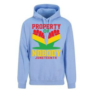 Property Of Nobody Junenth Black History Junenth Gift Unisex Surf Hoodie