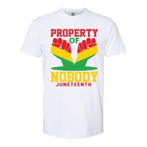 Property Of Nobody Junenth Black History Junenth Gift Softstyle CVC T-Shirt