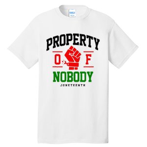 Property Of Nobody Juneteenth Black woman Gifts Tall T-Shirt