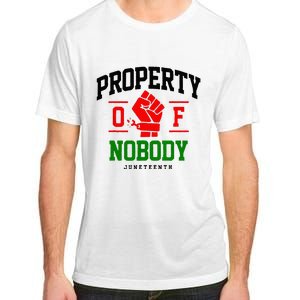 Property Of Nobody Juneteenth Black woman Gifts Adult ChromaSoft Performance T-Shirt