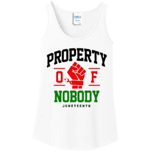 Property Of Nobody Juneteenth Black woman Gifts Ladies Essential Tank