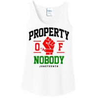 Property Of Nobody Juneteenth Black woman Gifts Ladies Essential Tank