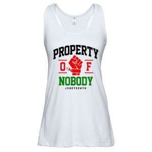 Property Of Nobody Juneteenth Black woman Gifts Ladies Essential Flowy Tank