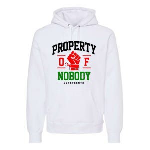 Property Of Nobody Juneteenth Black woman Gifts Premium Hoodie