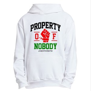 Property Of Nobody Juneteenth Black woman Gifts Urban Pullover Hoodie