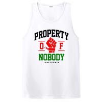 Property Of Nobody Juneteenth Black woman Gifts PosiCharge Competitor Tank