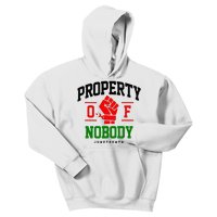 Property Of Nobody Juneteenth Black woman Gifts Kids Hoodie