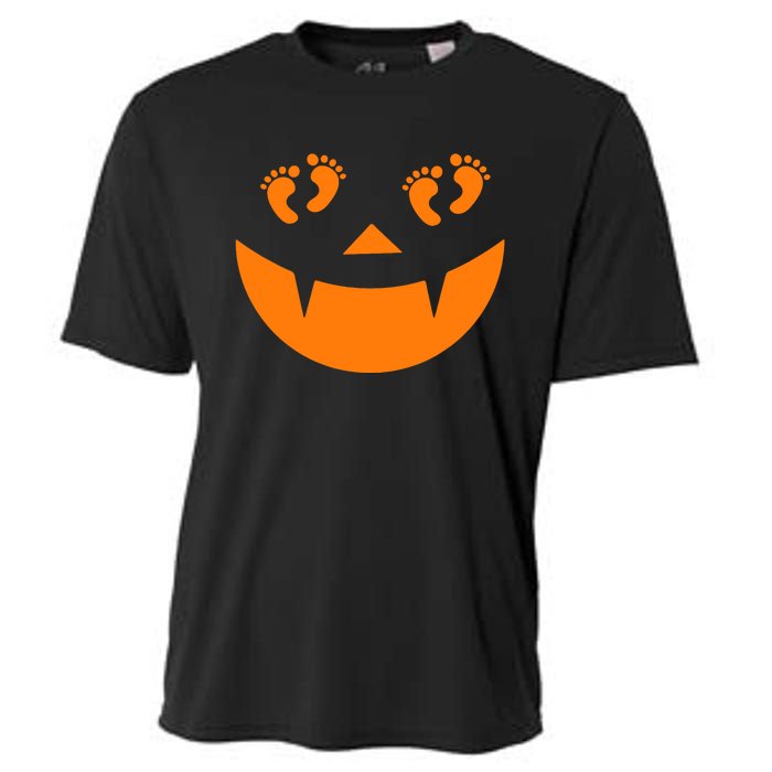 Pumpkin OB Nurse Delivery Labor Halloween Obstetrics GYN Cooling Performance Crew T-Shirt