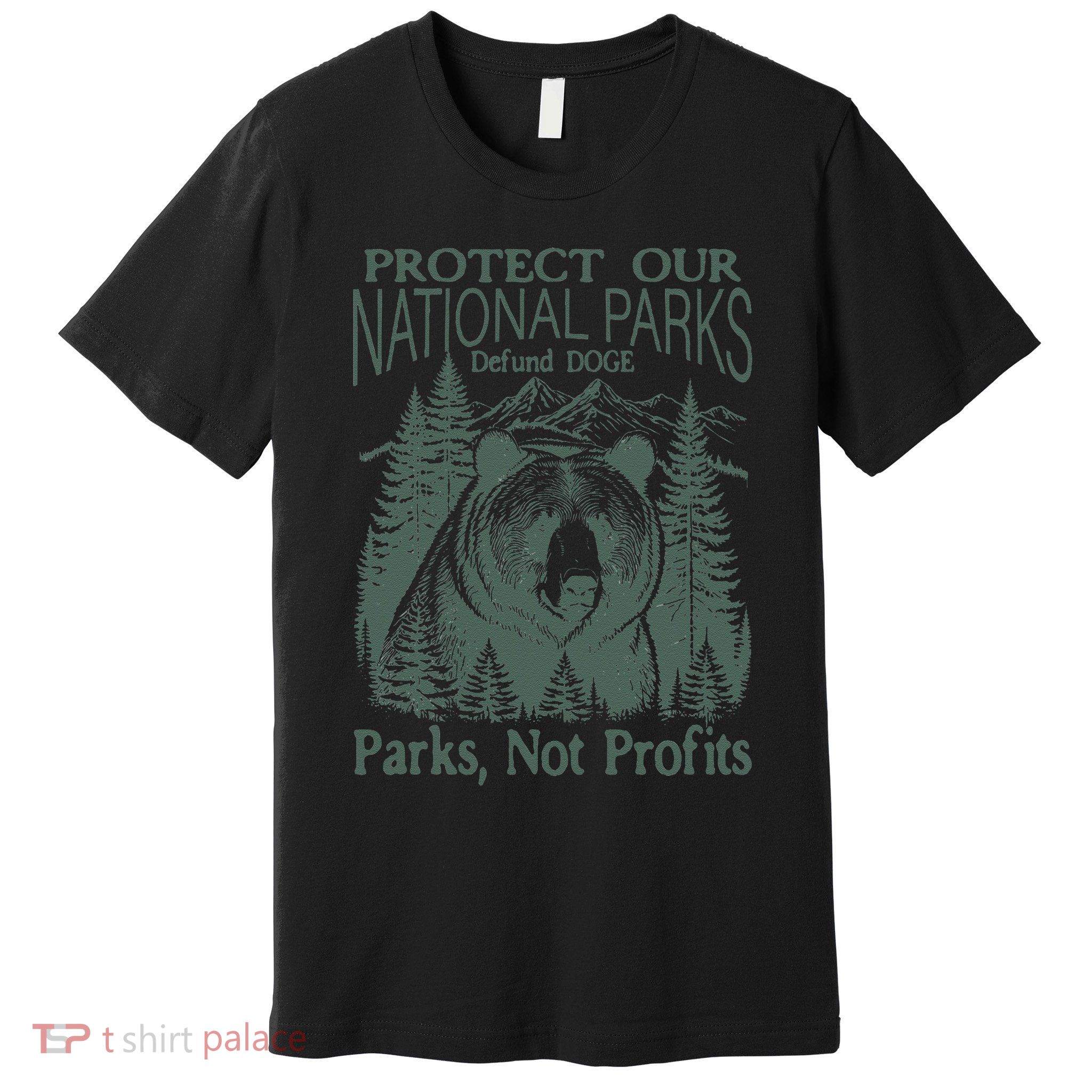 Protect Our National Parks Defund Doge Parks Not Profits Premium T-Shirt