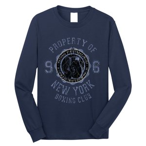 Property Of New York Boxing Club Sport Gift Boxer Long Sleeve Shirt