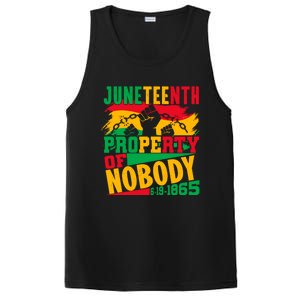 Property Of Nobody Junenth Black History 1865 Freedom Meaningful Gift PosiCharge Competitor Tank