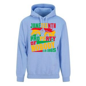 Property Of Nobody Junenth Black History 1865 Freedom Meaningful Gift Unisex Surf Hoodie