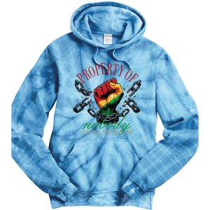 Property Of Nobody Juneteenth Juneteenth The Real Independence Tie Dye Hoodie