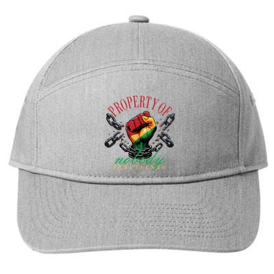 Property Of Nobody Juneteenth Juneteenth The Real Independence 7-Panel Snapback Hat