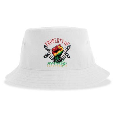 Property Of Nobody Juneteenth Juneteenth The Real Independence Sustainable Bucket Hat