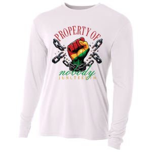 Property Of Nobody Juneteenth Juneteenth The Real Independence Cooling Performance Long Sleeve Crew