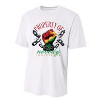 Property Of Nobody Juneteenth Juneteenth The Real Independence Performance Sprint T-Shirt