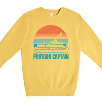 Pontoon Captain Premium Crewneck Sweatshirt