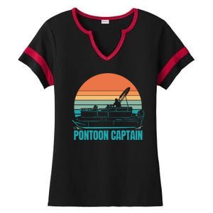 Pontoon Captain Ladies Halftime Notch Neck Tee