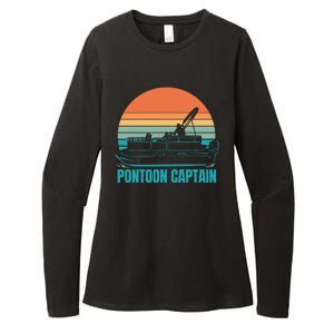 Pontoon Captain Womens CVC Long Sleeve Shirt