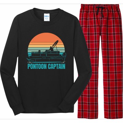 Pontoon Captain Long Sleeve Pajama Set