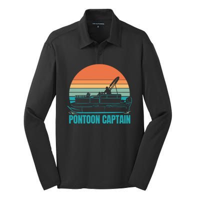 Pontoon Captain Silk Touch Performance Long Sleeve Polo