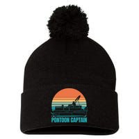 Pontoon Captain Pom Pom 12in Knit Beanie