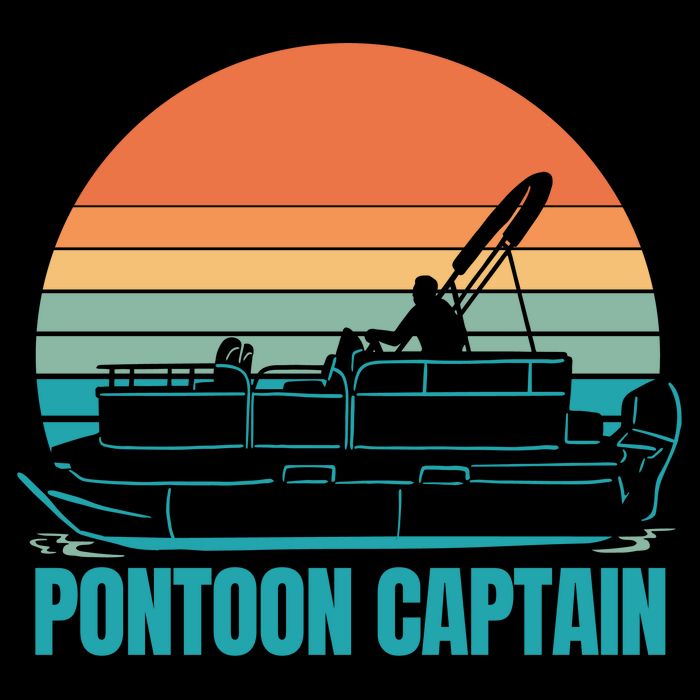 Pontoon Captain Pom Pom 12in Knit Beanie