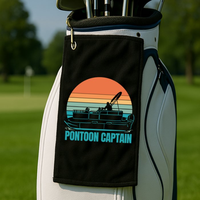 Pontoon Captain Golf Towel