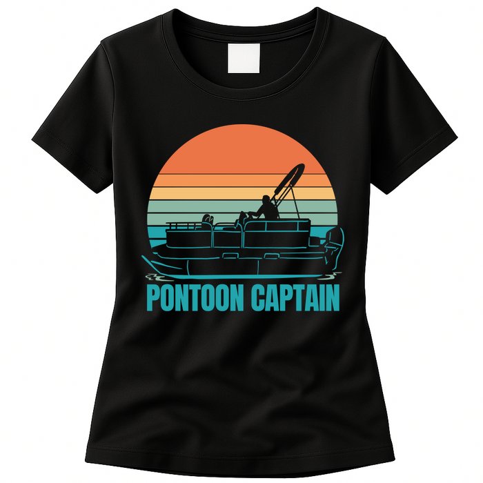 Pontoon Captain Womens T-Shirt