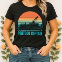 Pontoon Captain Womens T-Shirt
