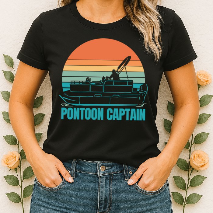 Pontoon Captain Womens T-Shirt