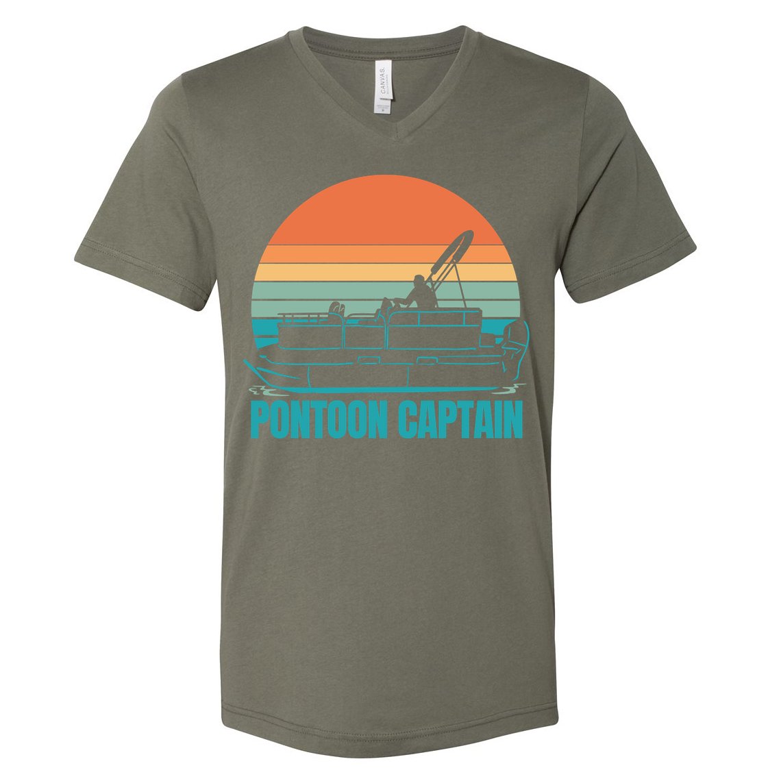 Pontoon Captain V-Neck T-Shirt